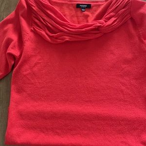 Red Blouse long sleeve sweatshirt